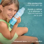 Transparent Spray Wet Skin Pediatrics SPF 50-5